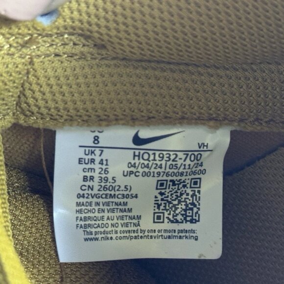 Nike Dunk Low Retro SE Wheat Gum HQ1932-700 Men’s Size 8 Sneakers New - Picture 13 of 13